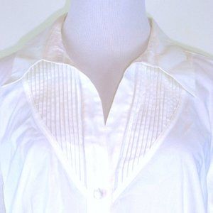 MARINA RINALDI BUTTON FRONT cream SHIRT top 27